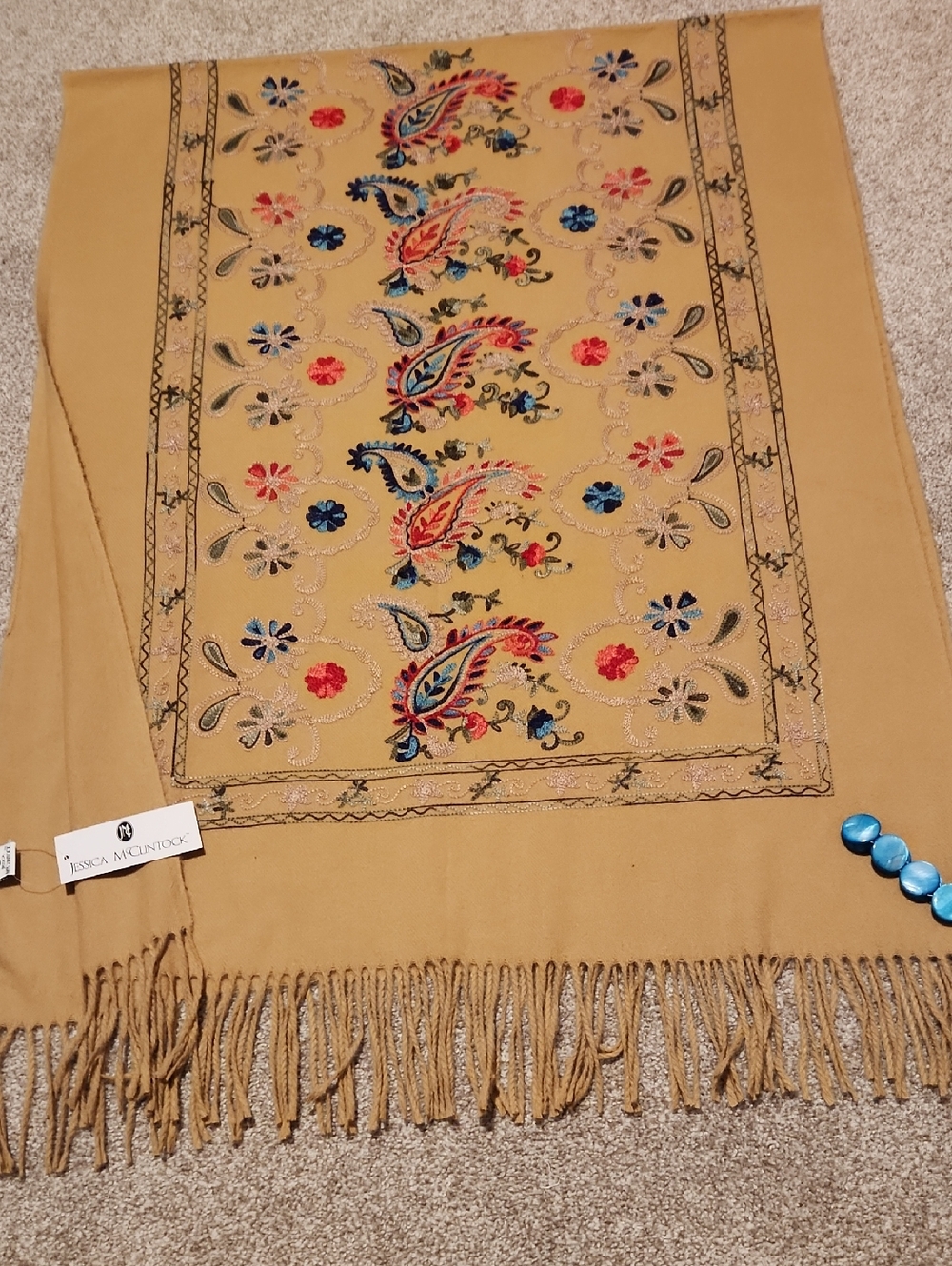 NWT Jessica McClintock Shall and Bracelet Selling Together